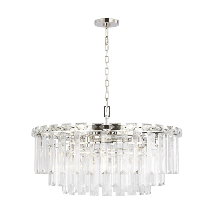 Visual Comfort Studio CC12716PN 16 Light Chandelier, Polished Nickel