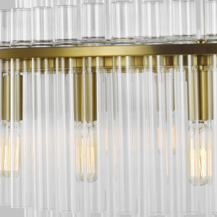 Visual Comfort Studio CC12812BBS 12 Light Chandelier, Burnished Brass