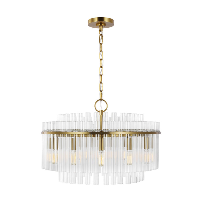 Visual Comfort Studio CC12812BBS 12 Light Chandelier, Burnished Brass