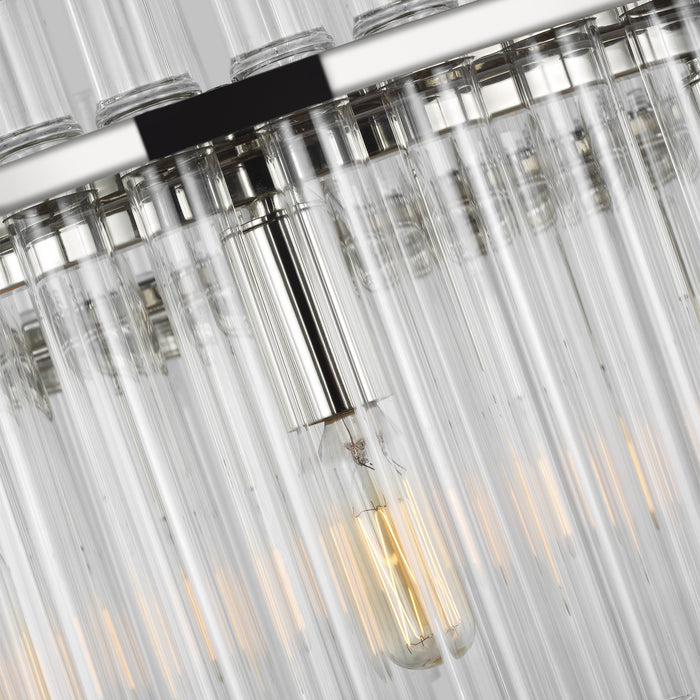 Visual Comfort Studio CC12812PN 12 Light Chandelier, Polished Nickel