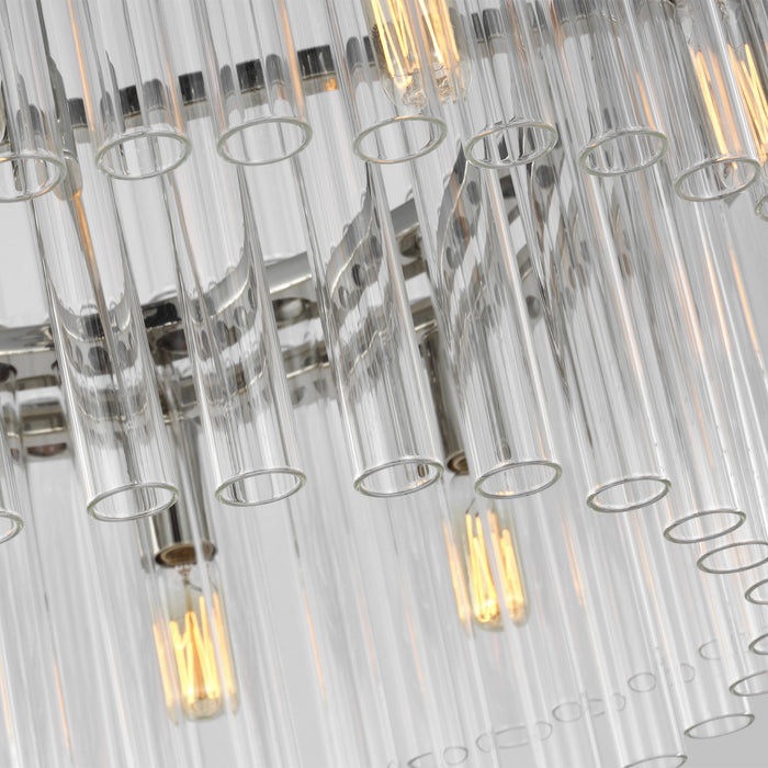Visual Comfort Studio CC12812PN 12 Light Chandelier, Polished Nickel