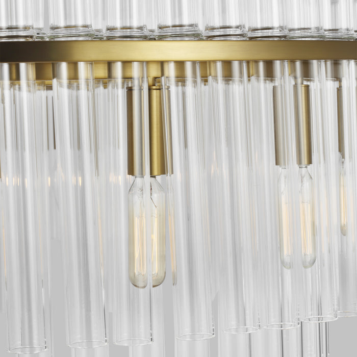 Visual Comfort Studio CC12916BBS 16 Light Chandelier, Burnished Brass