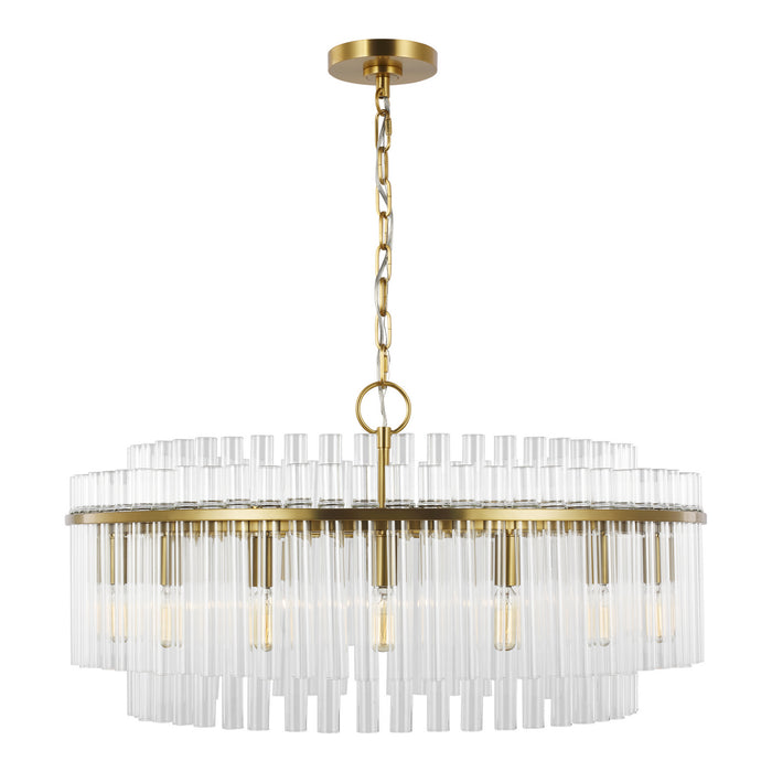 Visual Comfort Studio CC12916BBS 16 Light Chandelier, Burnished Brass