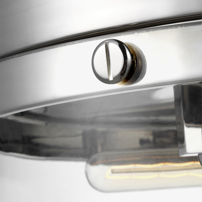 Visual Comfort Studio CF1032PN Two Light Flush Mount, Polished Nickel