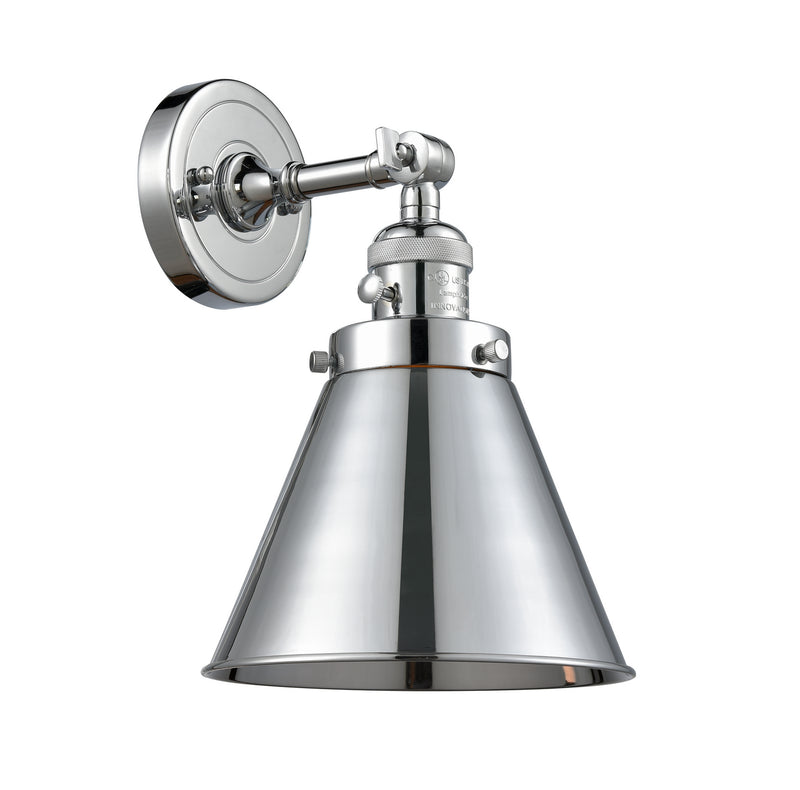 Innovations 203SW-PC-M13-PC One Light Wall Sconce, Polished Chrome