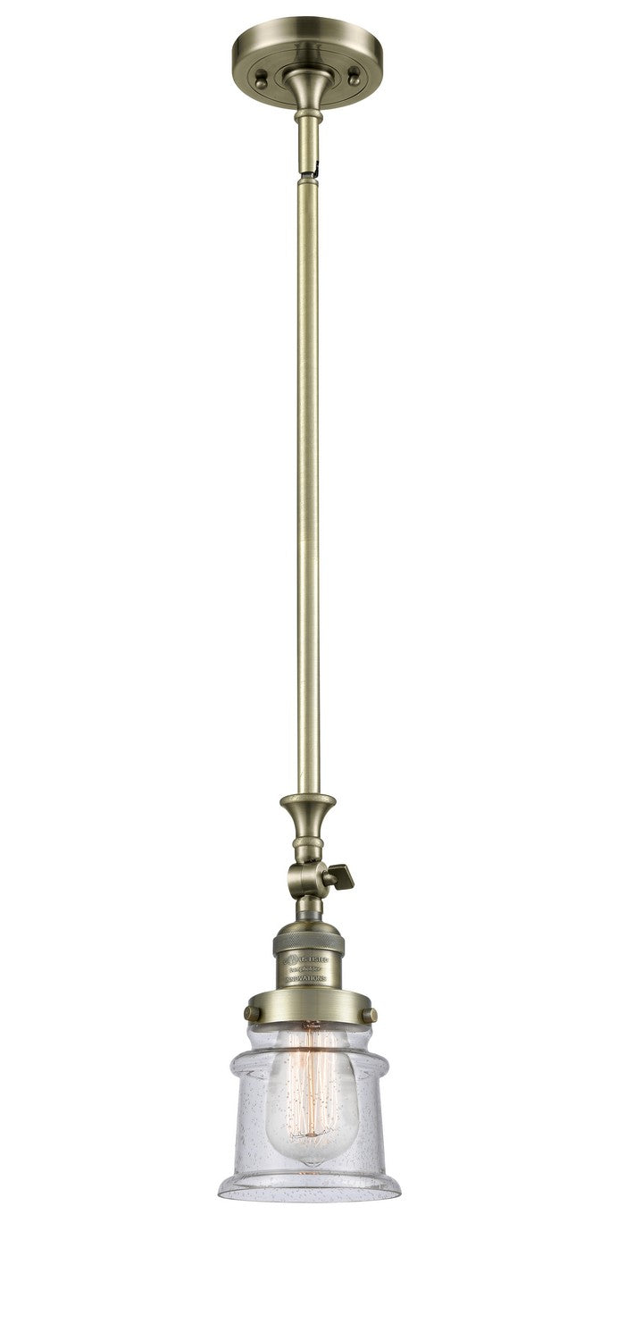 Innovations 206-AB-G184S-LED LED Mini Pendant, Antique Brass