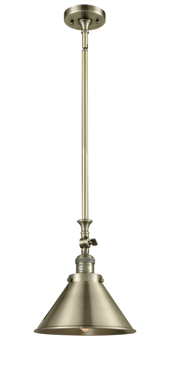 Innovations 206-AB-M10-AB One Light Mini Pendant, Antique Brass