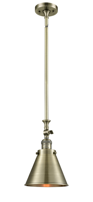 Innovations 206-AB-M13-AB One Light Mini Pendant, Antique Brass
