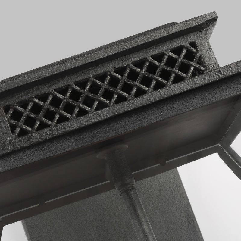 Visual Comfort Studio CO1044DWZ Four Light Outdoor Wall Lantern, Dark Weathered Zinc