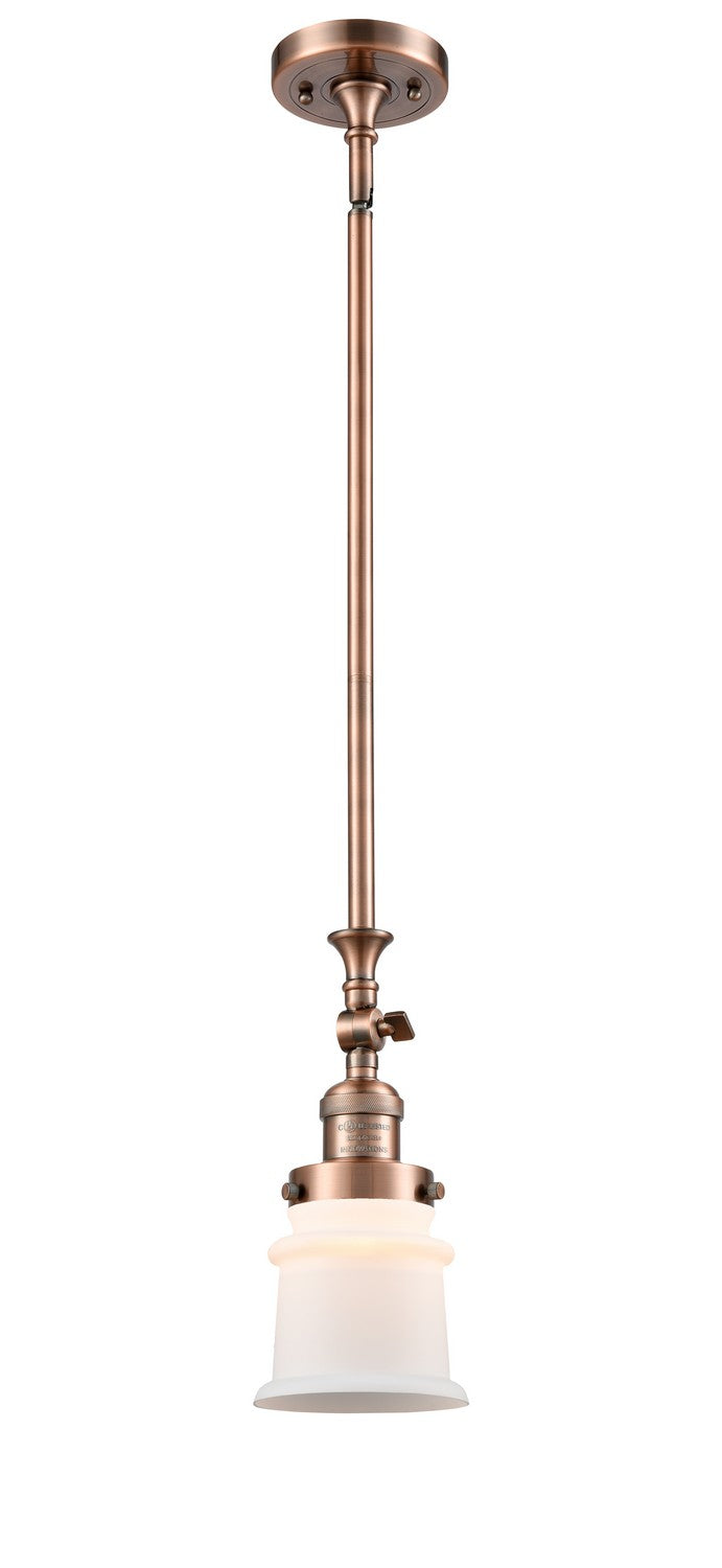 Innovations 206-AC-G181S-LED LED Mini Pendant, Antique Copper