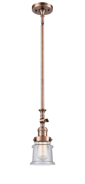 Innovations 206-AC-G184S-LED LED Mini Pendant, Antique Copper