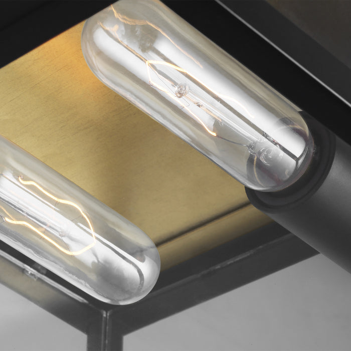 Visual Comfort Studio CO1172HTCP Two Light Outdoor Flush Mount, Heritage Copper