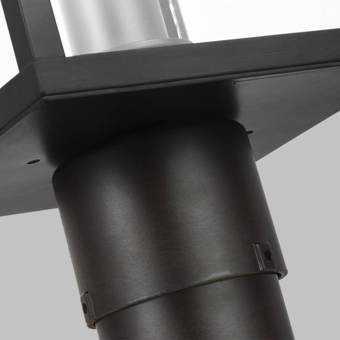 Visual Comfort Studio CO1191HTCP One Light Outdoor Post Lantern, Heritage Copper