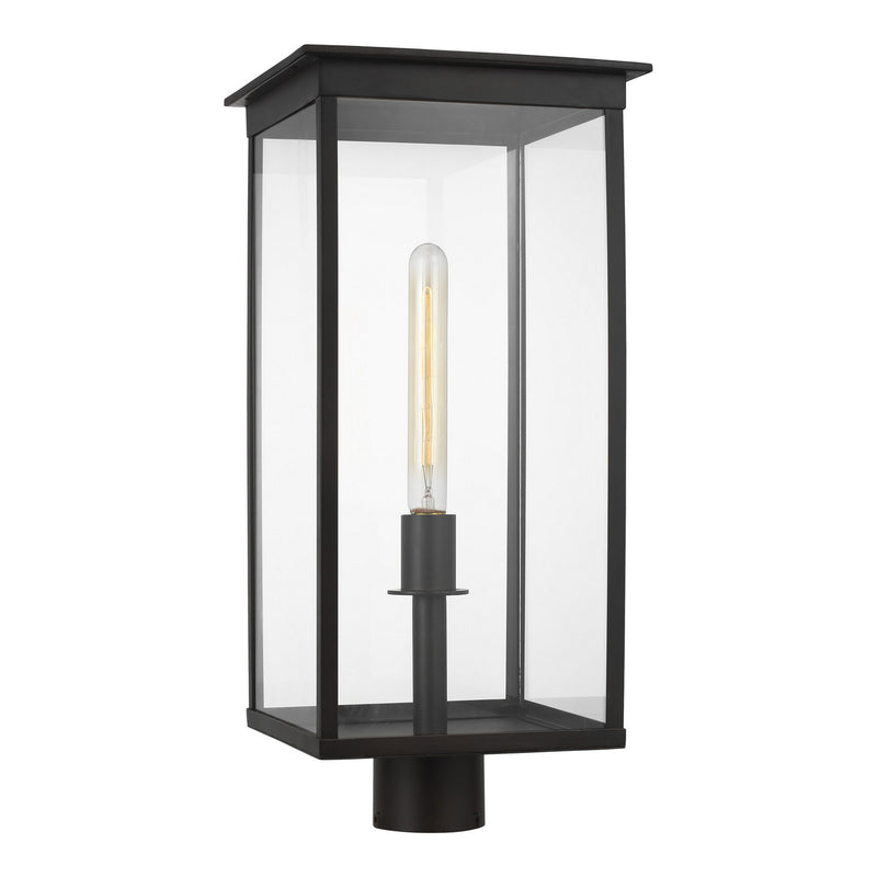 Visual Comfort Studio CO1201HTCP One Light Outdoor Post Lantern, Heritage Copper