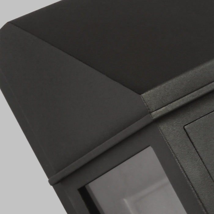 Visual Comfort Studio CO1262TXB Two Light Outdoor Wall Lantern, Textured Black