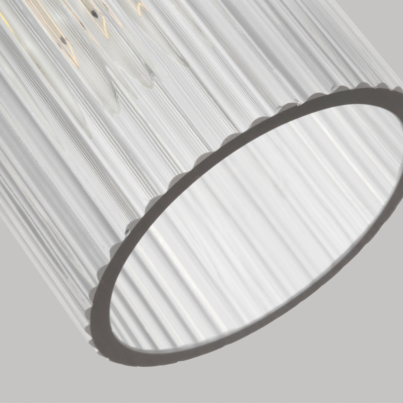 Visual Comfort Studio CP1161PN One Light Pendant, Polished Nickel