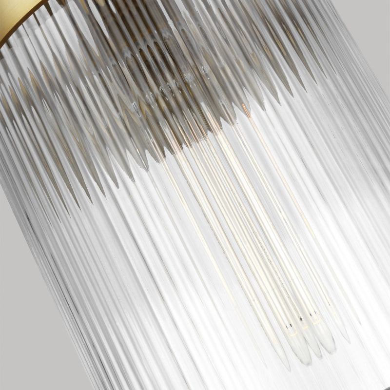 Visual Comfort Studio CP1171BBS One Light Pendant, Burnished Brass