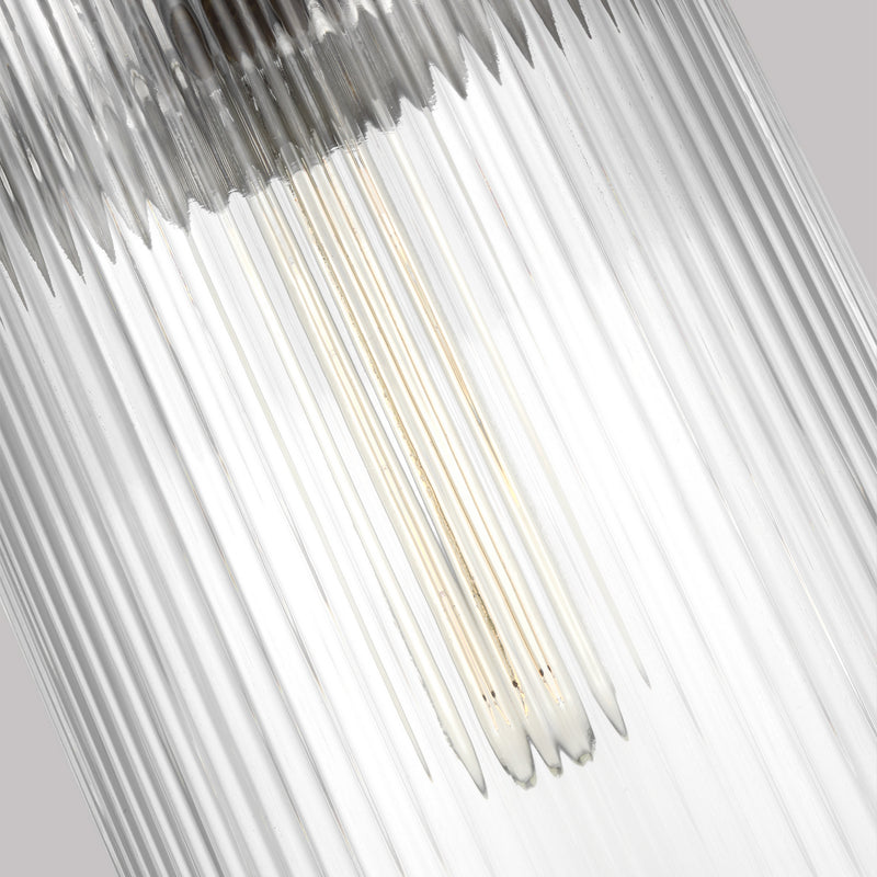 Visual Comfort Studio CP1171PN One Light Pendant, Polished Nickel