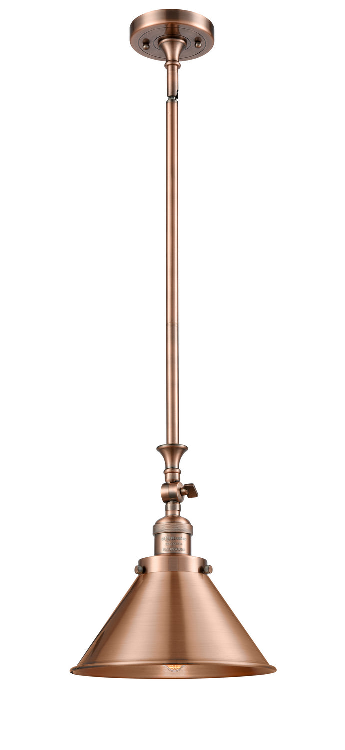 Innovations 206-AC-M10-AC One Light Mini Pendant, Antique Copper