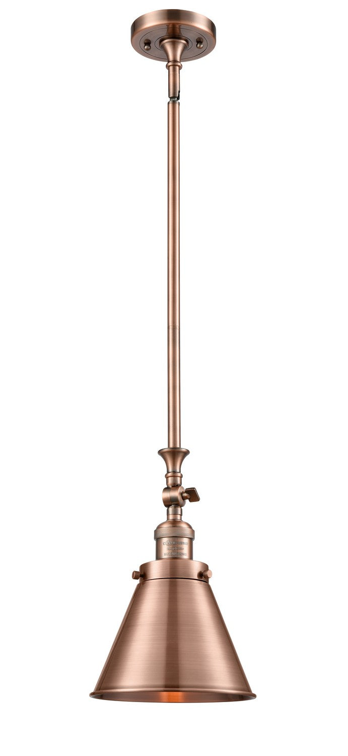 Innovations 206-AC-M13-AC-LED LED Mini Pendant, Antique Copper