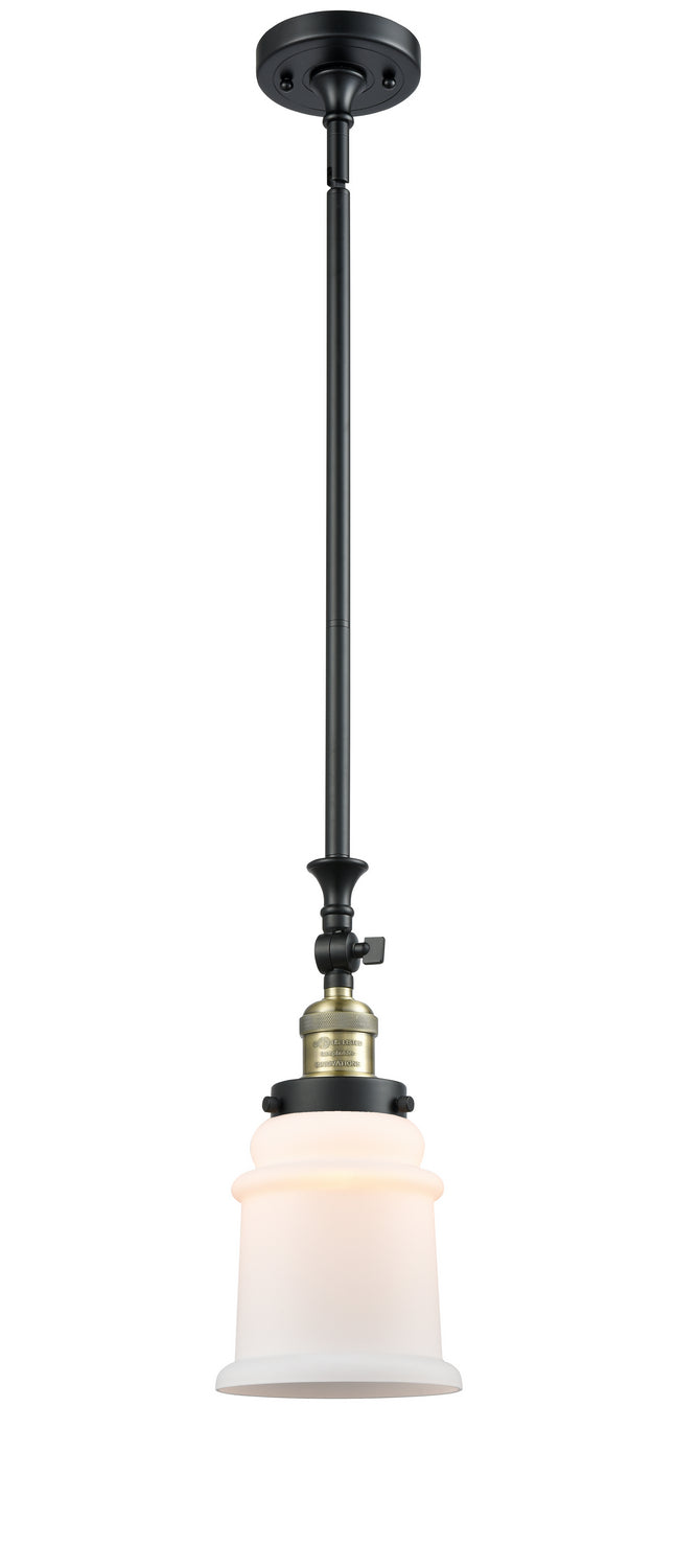 Innovations 206-BAB-G181 One Light Mini Pendant, Black Antique Brass