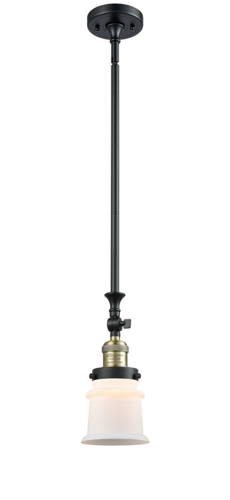 Innovations 206-BAB-G181S One Light Mini Pendant, Black Antique Brass