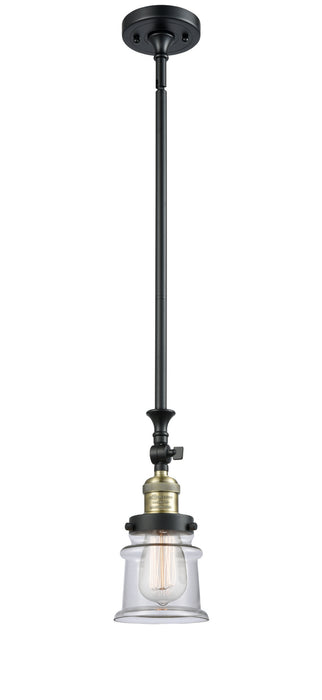 Innovations 206-BAB-G182S One Light Mini Pendant, Black Antique Brass
