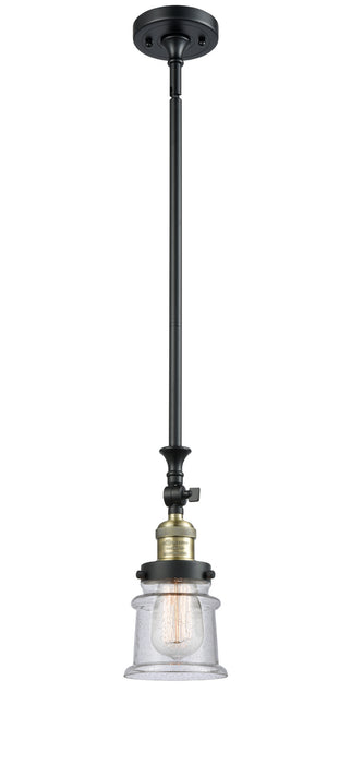 Innovations 206-BAB-G184S One Light Mini Pendant, Black Antique Brass