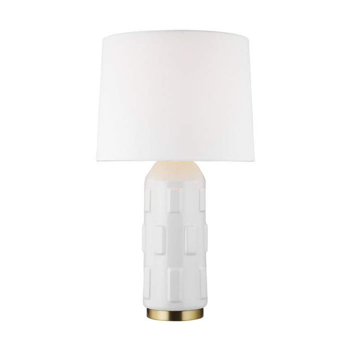 Visual Comfort Studio CT1071ARC1 One Light Table Lamp, Arctic White