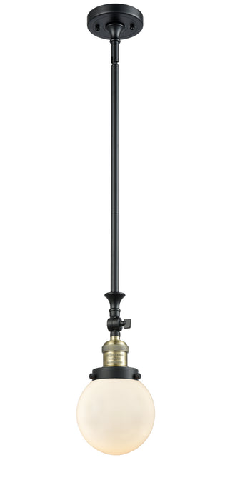 Innovations 206-BAB-G201-6-LED LED Mini Pendant, Black Antique Brass
