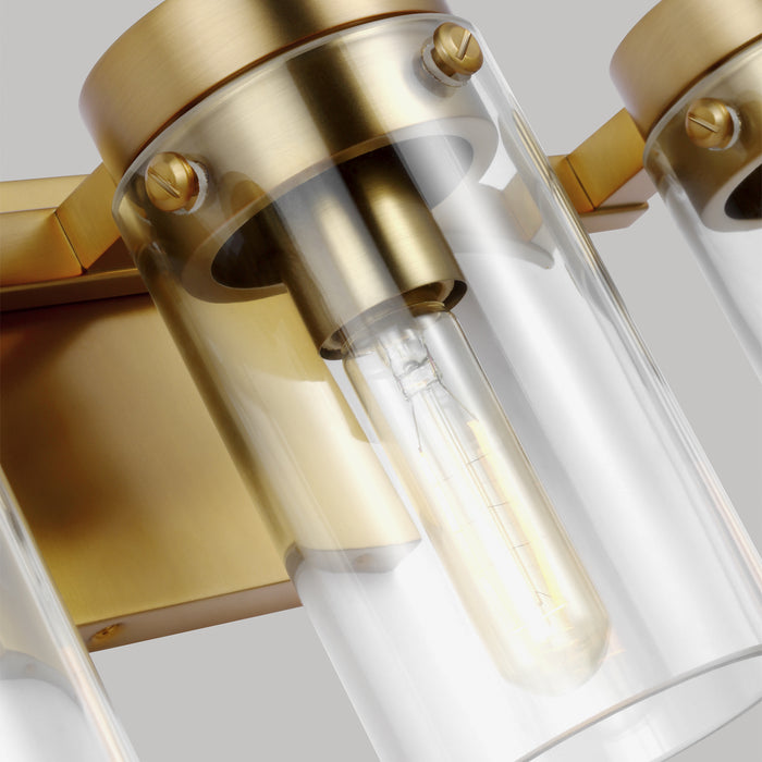 Visual Comfort Studio CW1003BBS Three Light Vanity, Burnished Brass