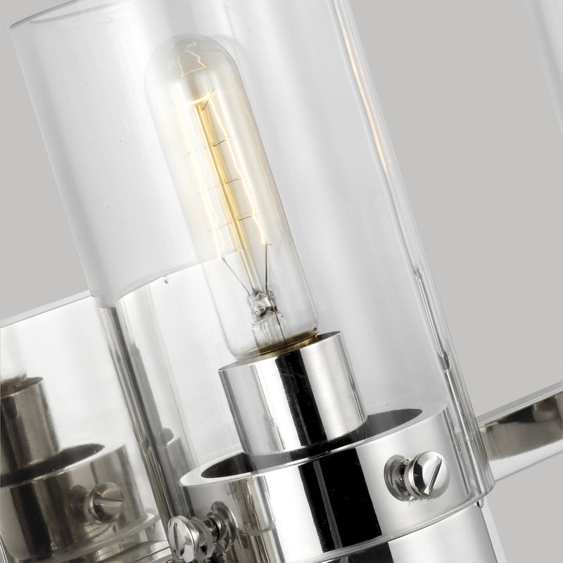 Visual Comfort Studio CW1003PN Three Light Vanity, Polished Nickel