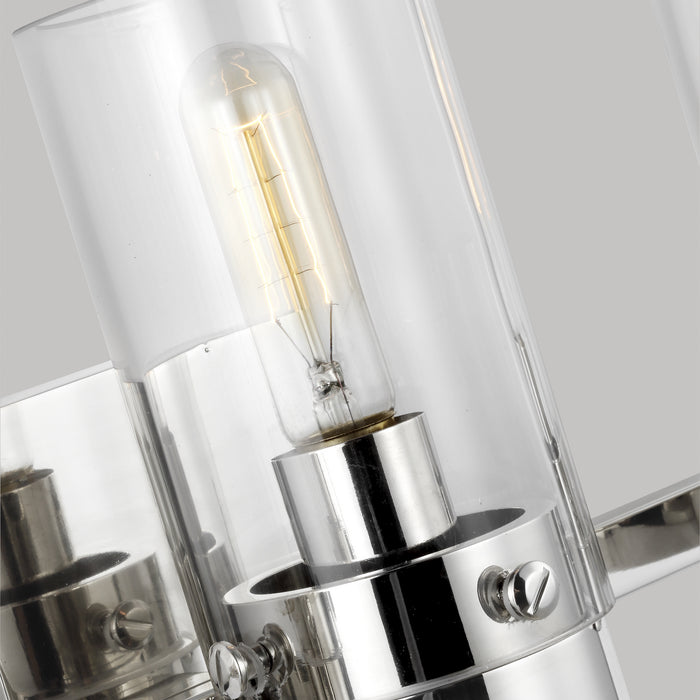 Visual Comfort Studio CW1003PN Three Light Vanity, Polished Nickel
