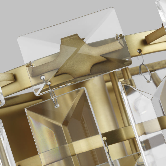 Visual Comfort Studio CW1061BBS One Light Wall Sconce, Burnished Brass