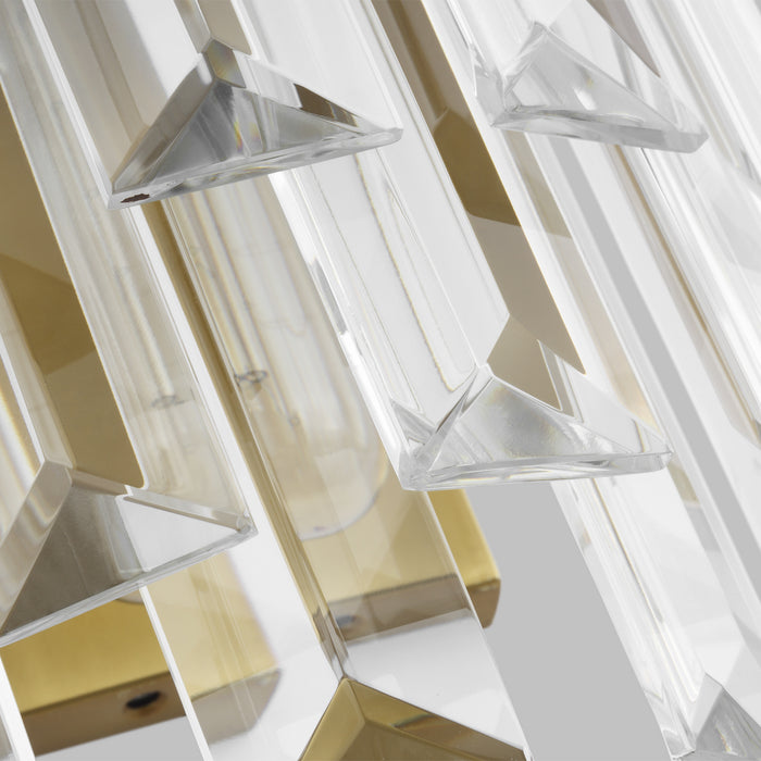 Visual Comfort Studio CW1061BBS One Light Wall Sconce, Burnished Brass