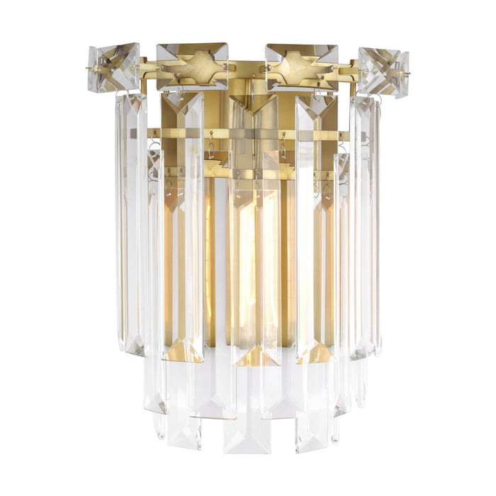 Visual Comfort Studio CW1061BBS One Light Wall Sconce, Burnished Brass