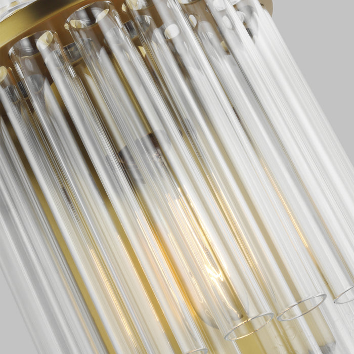 Visual Comfort Studio CW1071BBS One Light Wall Sconce, Burnished Brass