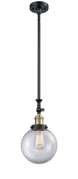 Innovations 206-BAB-G202-8-LED LED Mini Pendant, Black Antique Brass