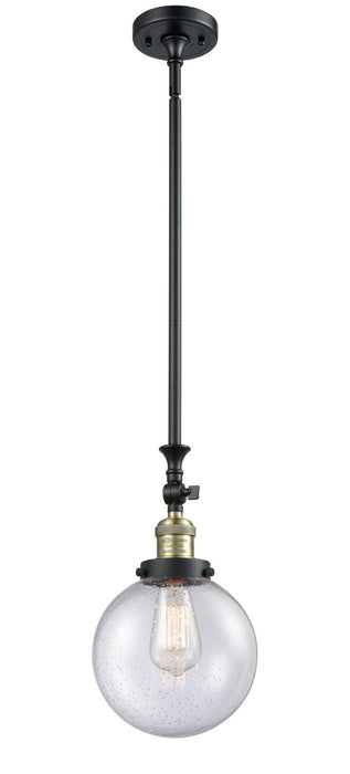 Innovations 206-BAB-G204-8-LED LED Mini Pendant, Black Antique Brass