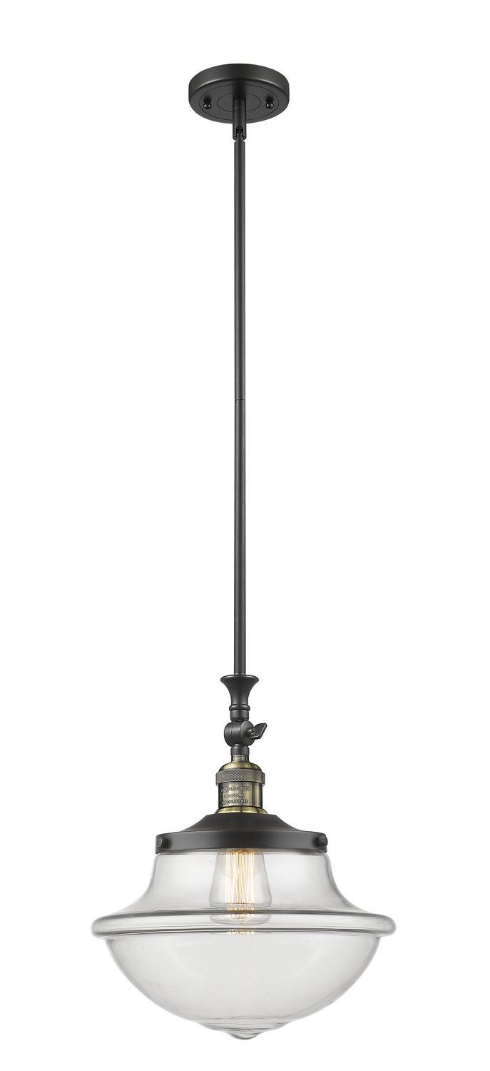 Innovations 206-BAB-G542 One Light Mini Pendant, Black Antique Brass