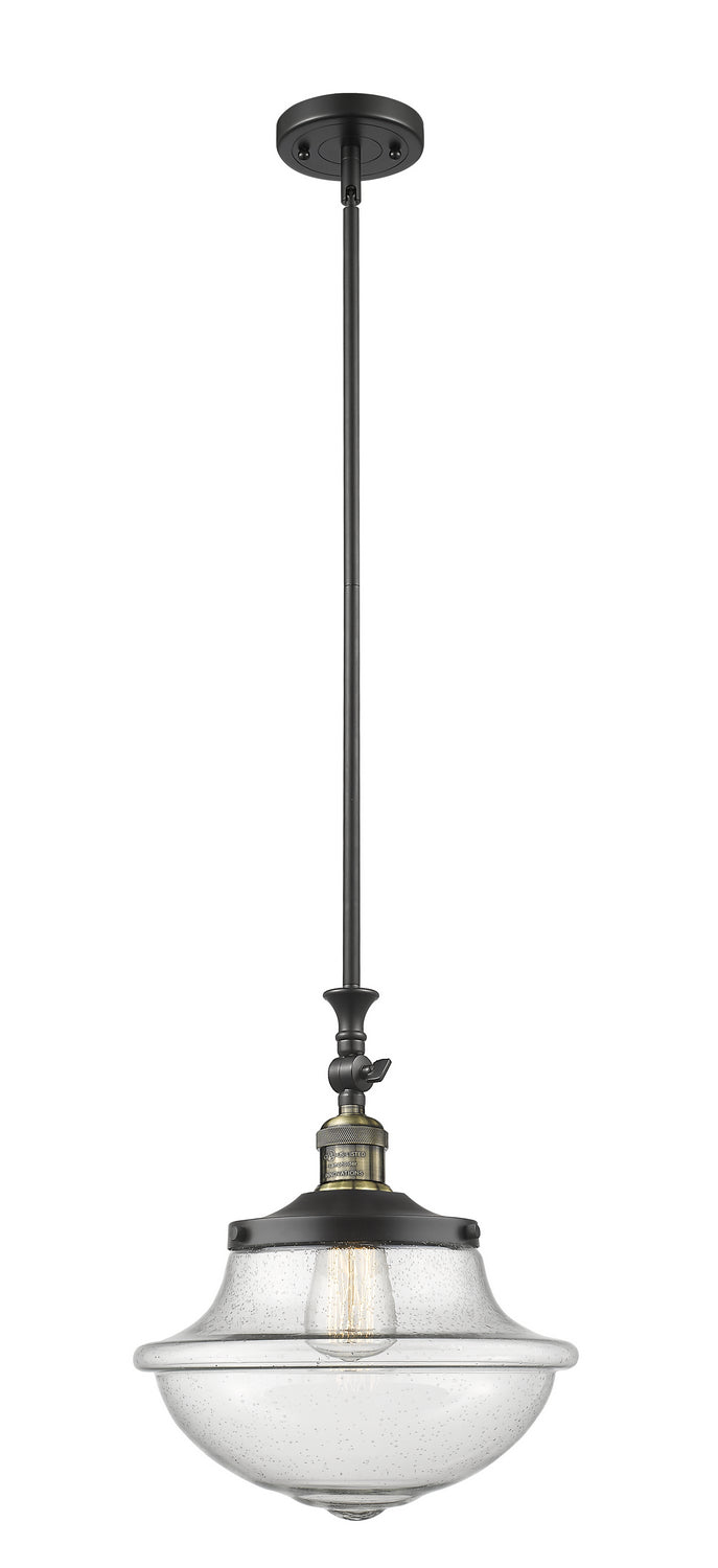Innovations 206-BAB-G544 One Light Mini Pendant, Black Antique Brass