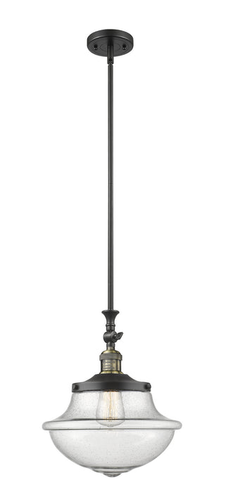 Innovations 206-BAB-G544 One Light Mini Pendant, Black Antique Brass