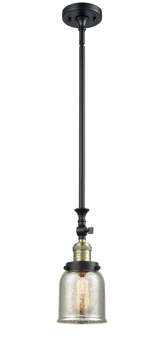 Innovations 206-BAB-G58 One Light Mini Pendant, Black Antique Brass