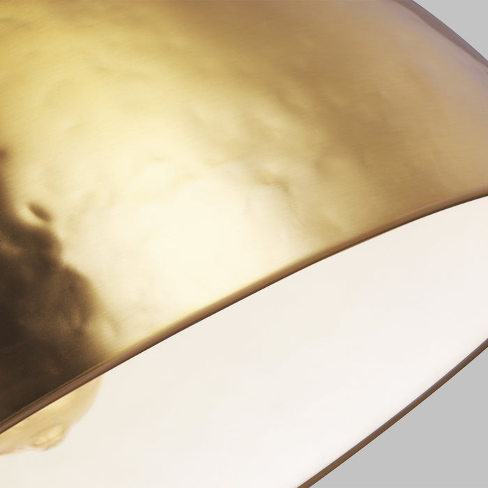 Visual Comfort Studio EP1241BBS One Light Pendant, Burnished Brass