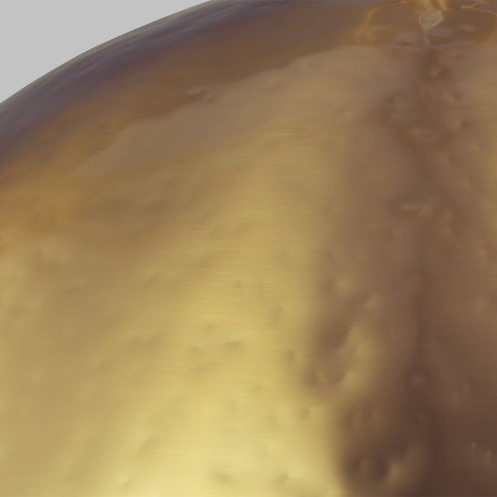 Visual Comfort Studio EP1251BBS One Light Pendant, Burnished Brass