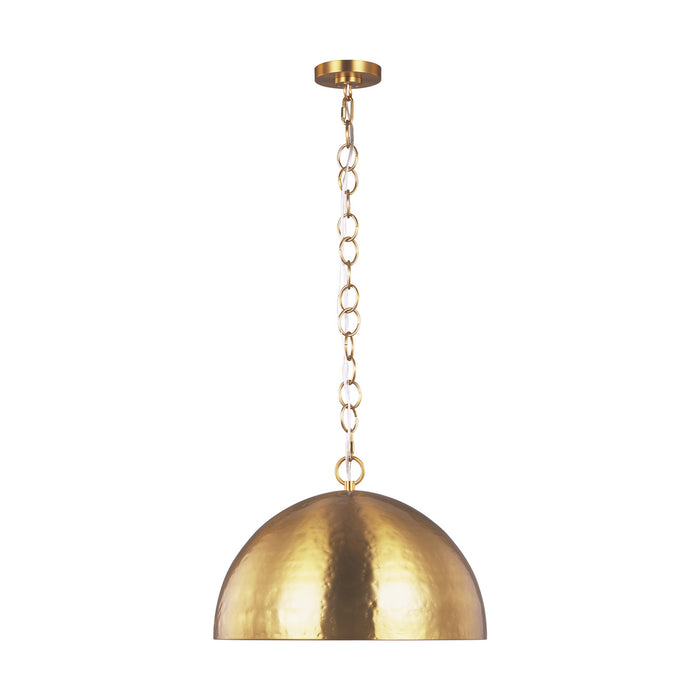 Visual Comfort Studio EP1251BBS One Light Pendant, Burnished Brass