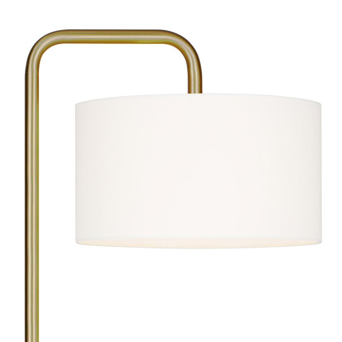Visual Comfort Studio ET1341BBS1 One Light Floor Lamp, Burnished Brass