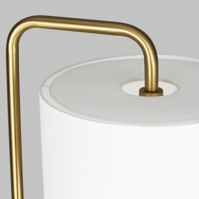 Visual Comfort Studio ET1341BBS1 One Light Floor Lamp, Burnished Brass