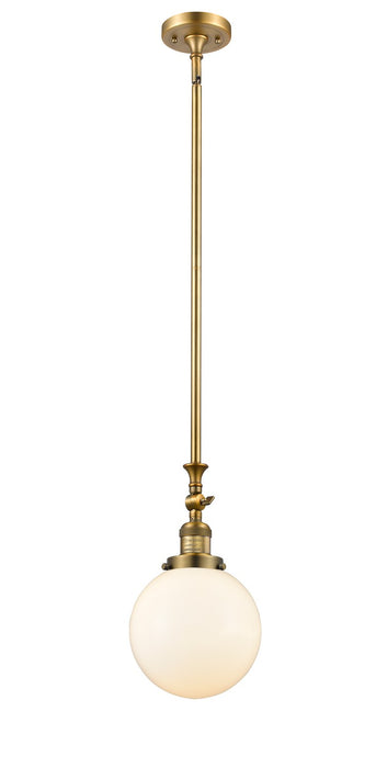 Innovations 206-BB-G201-8-LED LED Mini Pendant, Brushed Brass