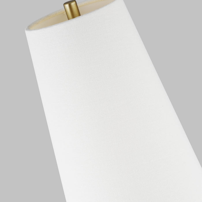 Visual Comfort Studio KT1201ARC1 One Light Table Lamp, Arctic White